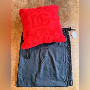 Dolce & Gabbana Vibrant Red Pillow
